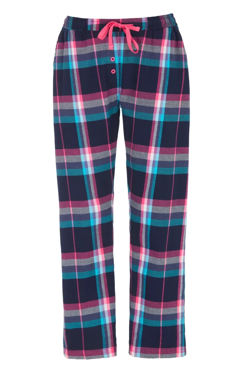 Flanellpyjamas Molly - Navy/pink - Bild 9