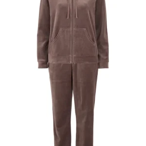 Mysdress i velour - Taupe