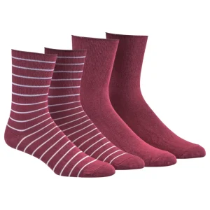2-Pack strumpor - Ruby red