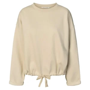 Sheela - Sweat drawstring top I Oyster