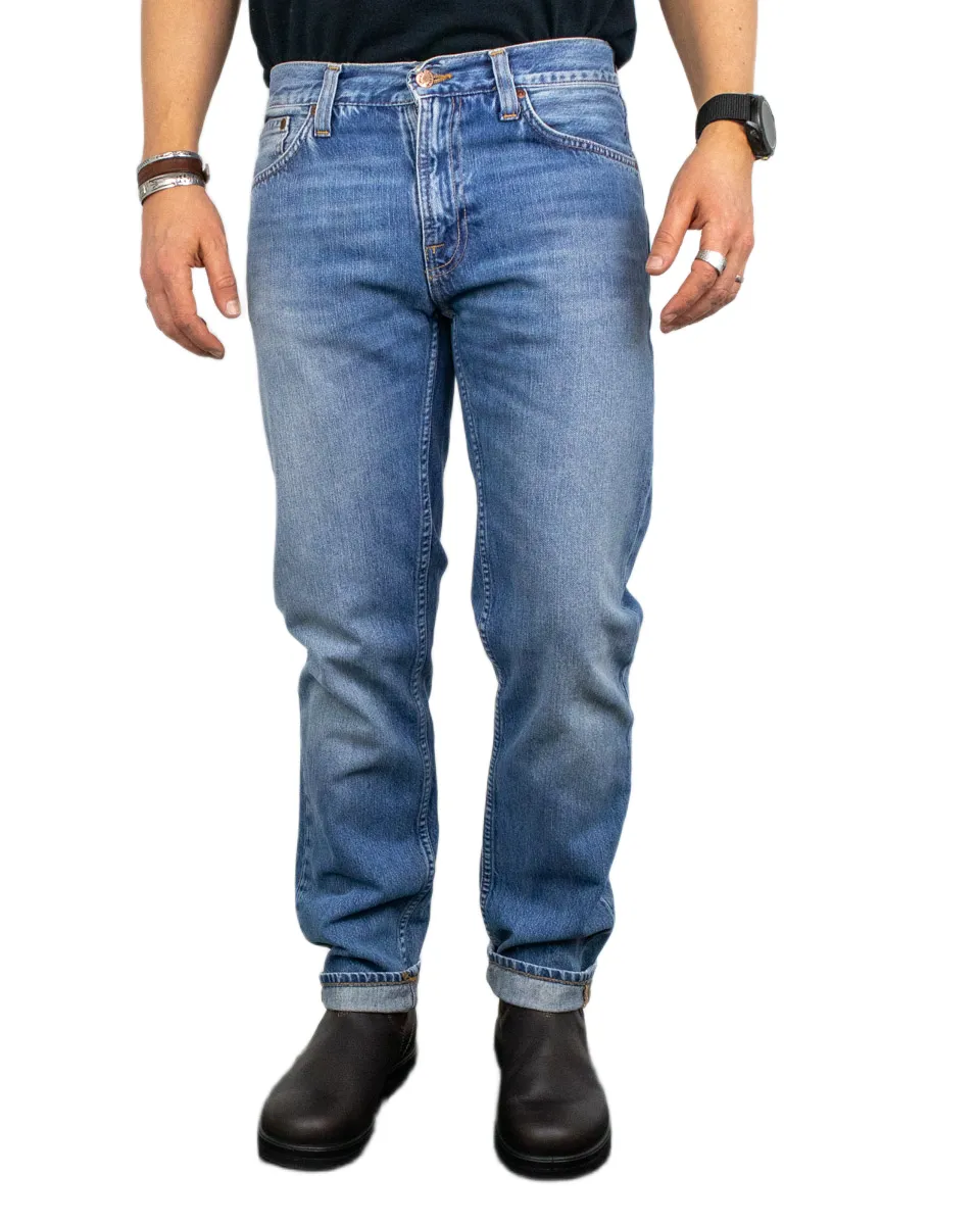 Nudie - Jeans - Gritty Jacksson - Cool Blue - Blå - Bild 2