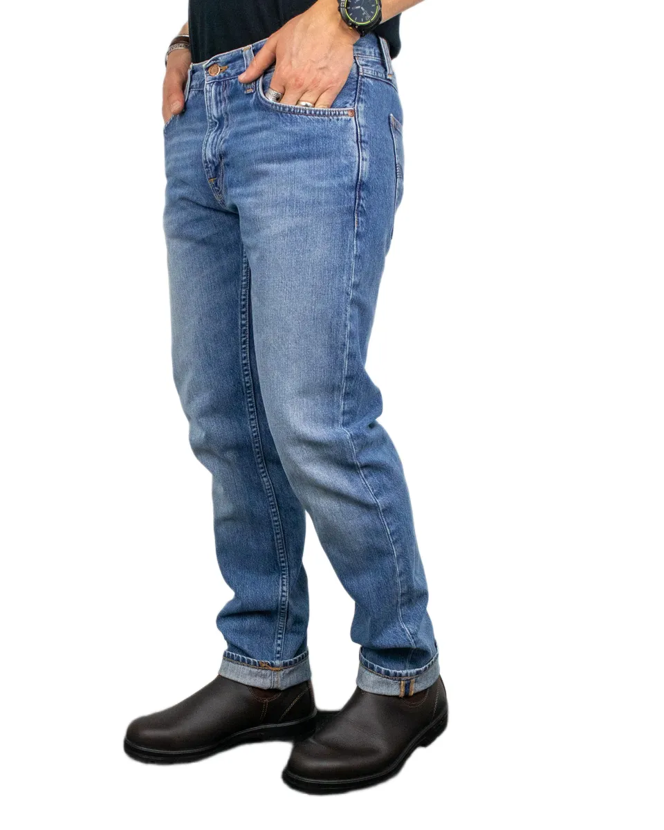 Nudie - Jeans - Gritty Jacksson - Cool Blue - Blå - Bild 3