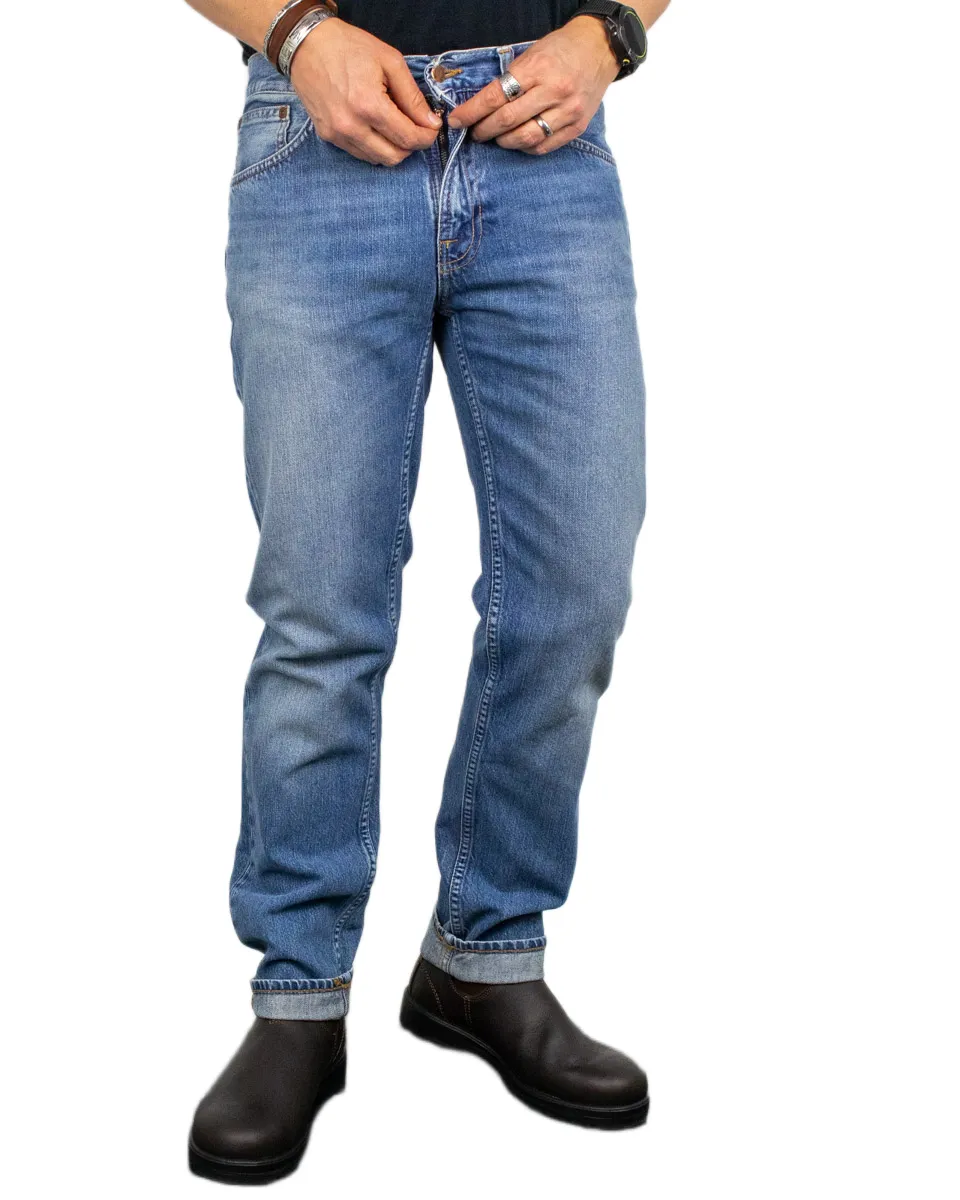 Nudie - Jeans - Gritty Jacksson - Cool Blue - Blå - Bild 6