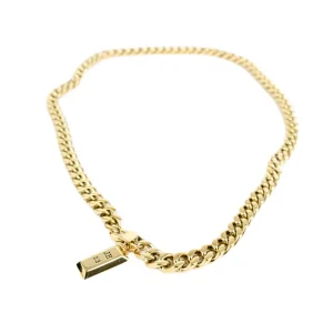 Jernhest - Mora Halsband - Pansarlänk - Guld