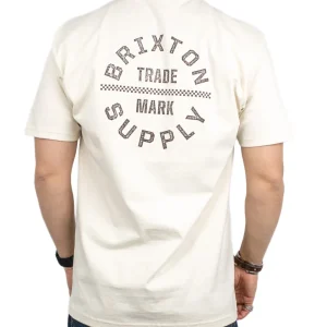Brixton - T-Shirt - Oath V - Krämvit
