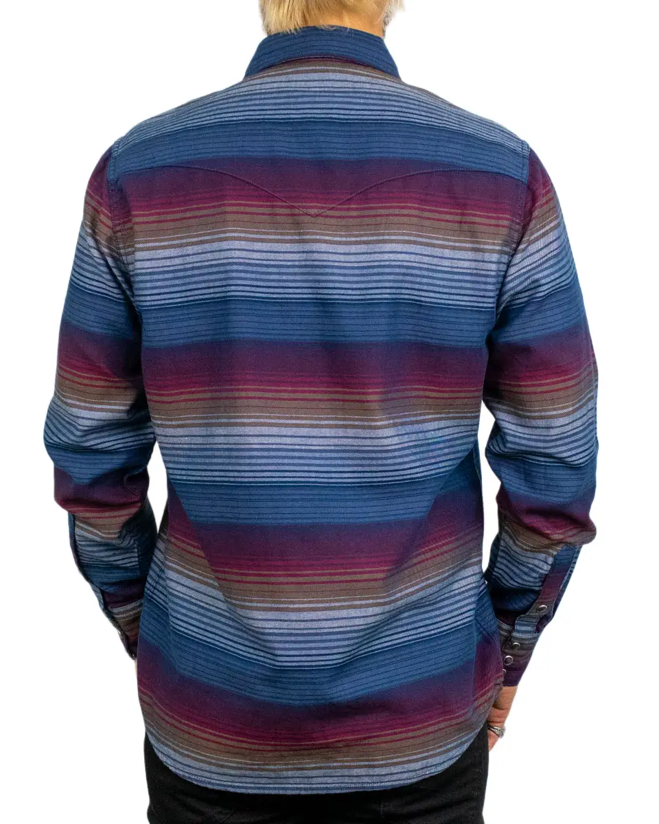Wrangler - Skjorta - Western Shirt Dark Americana - Blå - Bild 4