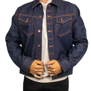 Nudie Jeans - Jeansjacka - Conny Denim Jacket Dry One - Blå