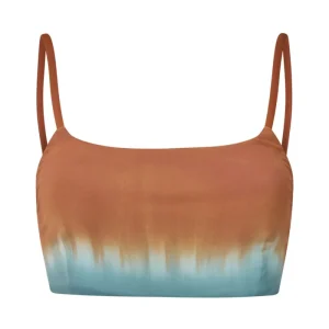 Rudy - Fusion bandeau string top I Cognac grey combo