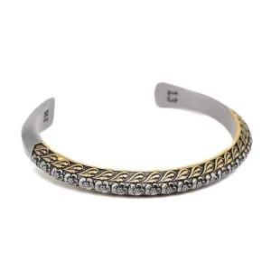 Jernhest - Acksi Bangle - Silver - Armlänk med Kurbit motiv