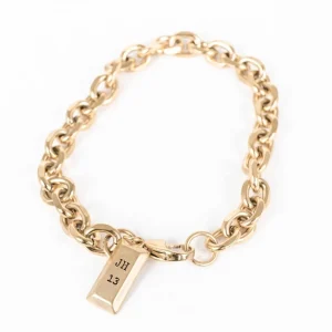 Jernhest - Armband Guld Opolerat - Ralph