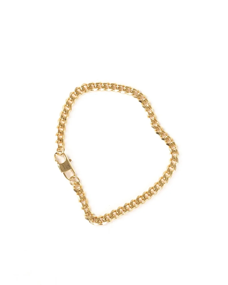 Jernhest - Armband Kubansk Länk Guld - Leif