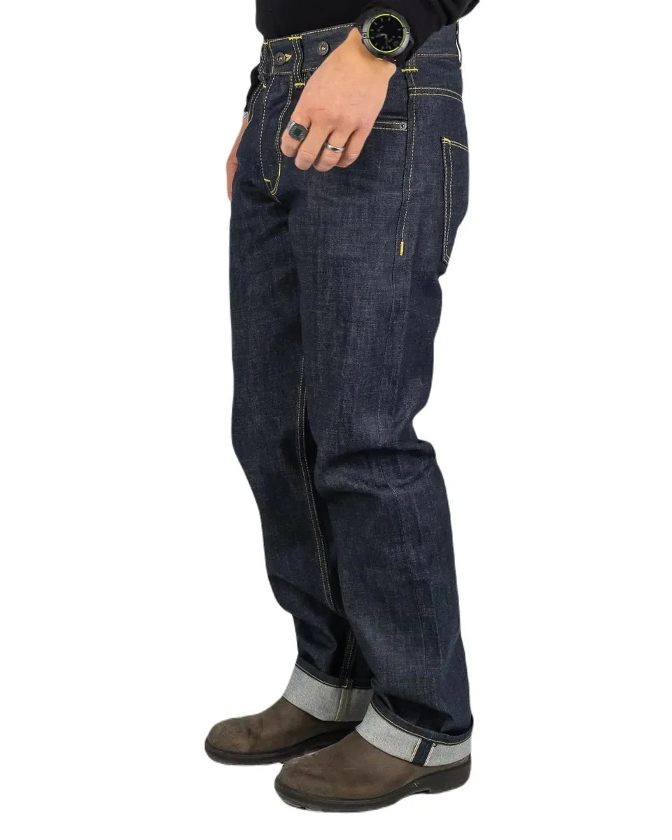 Pike Brothers - 1937 Roamer Selvedge Jeans - 11oz Metal Blå - Bild 5
