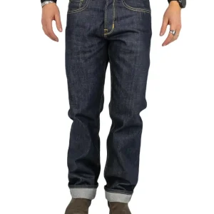Pike Brothers - 1937 Roamer Selvedge Jeans - 11oz Metal Blå