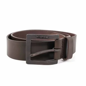 Wrangler - Läderbälte Brun - Kabel Buckle